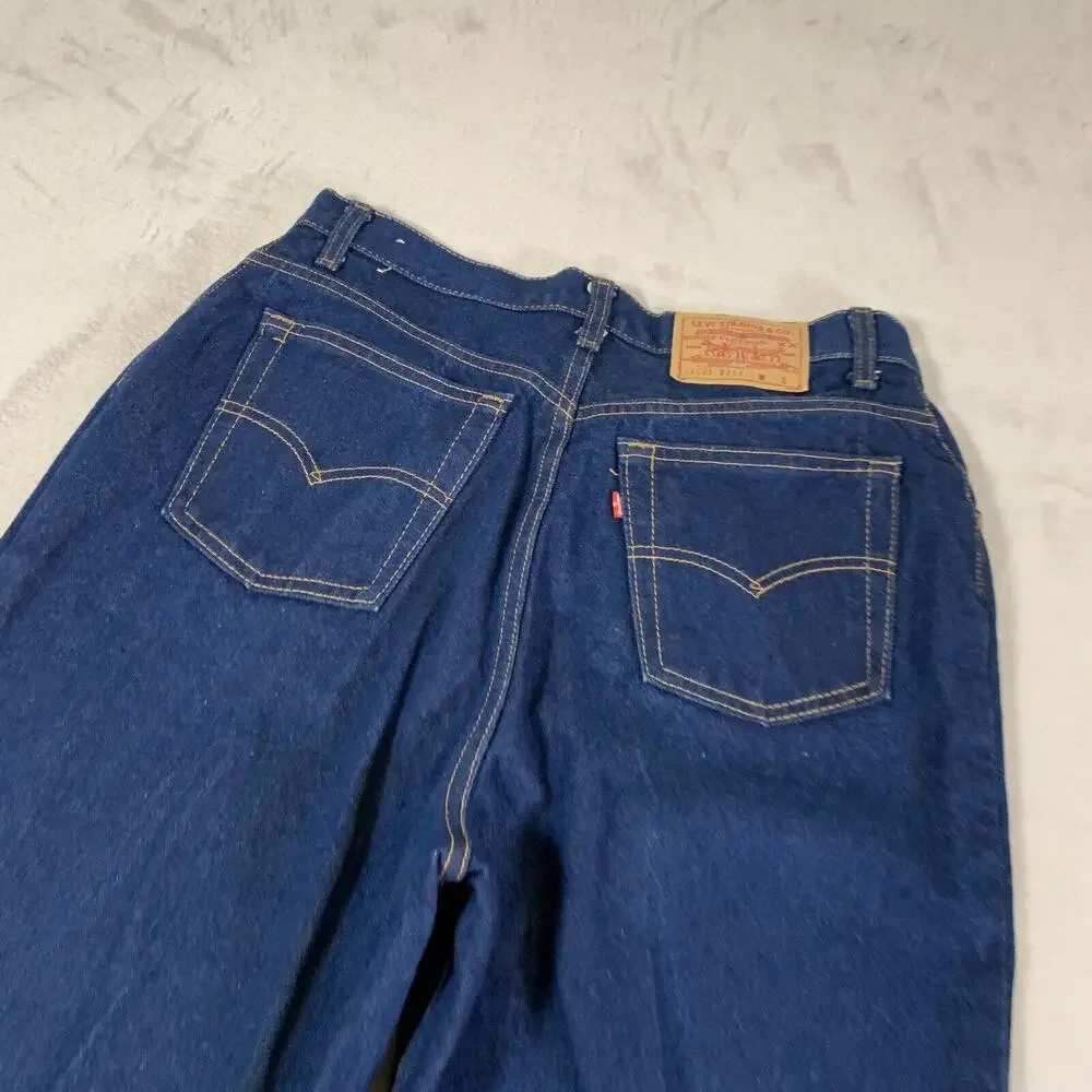 Levi’s 18505-0214 Jeans 30x36‎ Blue Vintage 80s High Rise Straight Leg Dark Wash